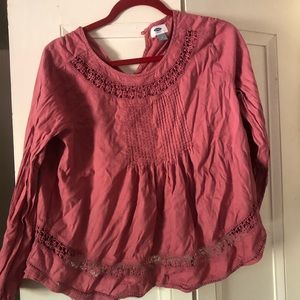 Old Navy Dusty Rose boho top